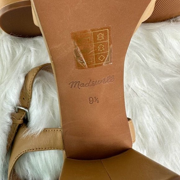 Madewell The Nadia Platform Sandal in Brown Tan - Picture 8 of 9